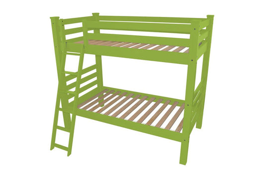 Green Queen Solid Wood Bunk Bed HomeRoots