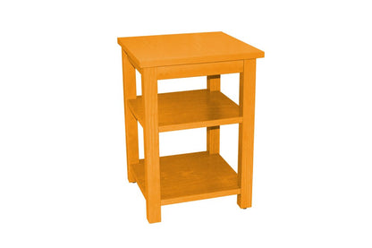 28" Yellow Solid Wood Nightstand HomeRoots