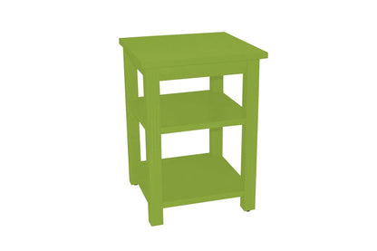 28" Green Solid Wood Nightstand HomeRoots