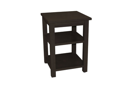 28" Brown Solid Wood Nightstand HomeRoots