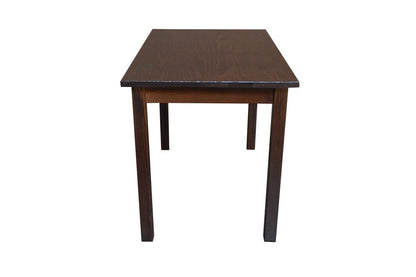 48" Raw Umber Solid Wood Dining Table HomeRoots