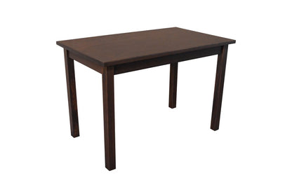48" Raw Umber Solid Wood Dining Table HomeRoots