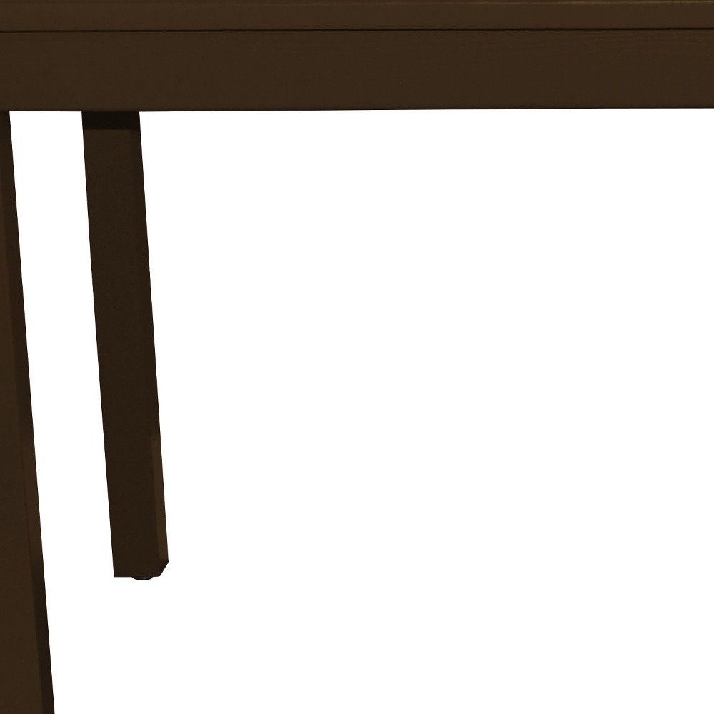 48" Coffee Solid Wood Dining Table HomeRoots