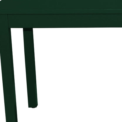 48" Dark Green Solid Wood Dining Table HomeRoots