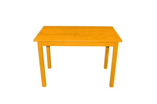 48" Goldenrod Solid Wood Dining Table HomeRoots