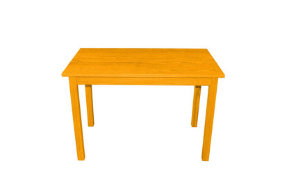 48" Goldenrod Solid Wood Dining Table HomeRoots