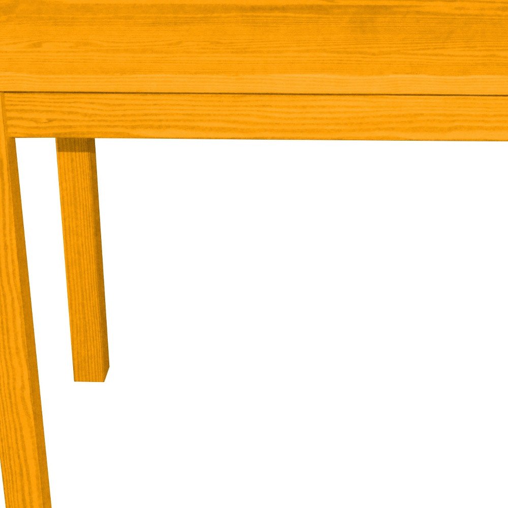 48" Goldenrod Solid Wood Dining Table HomeRoots