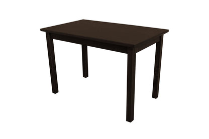 48" Dark Brown Solid Wood Dining Table HomeRoots