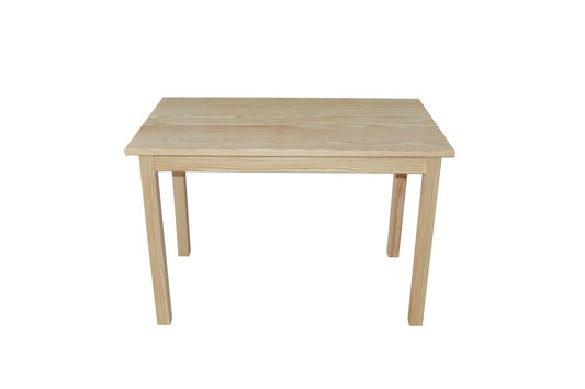48" Natural Solid Wood Dining Table HomeRoots
