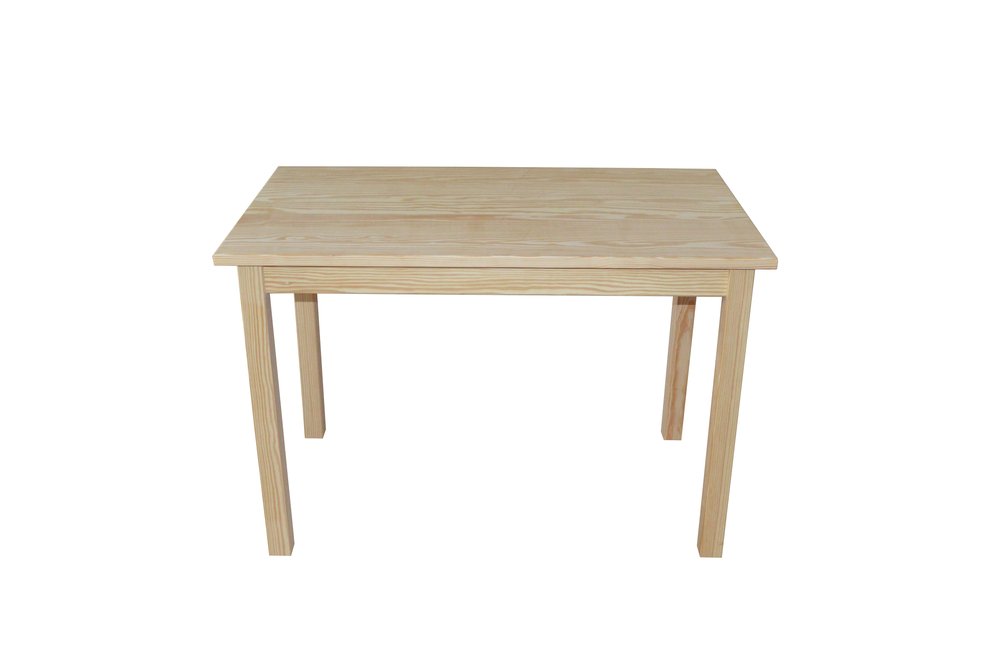 48" Natural Solid Wood Dining Table HomeRoots