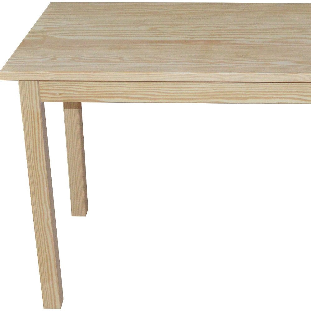 48" Natural Solid Wood Dining Table HomeRoots