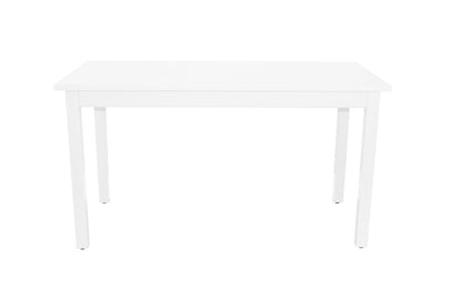 48" White Solid Wood Dining Table HomeRoots
