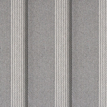 19" Set of Four Gray And White Striped Cotton Placemats HomeRoots