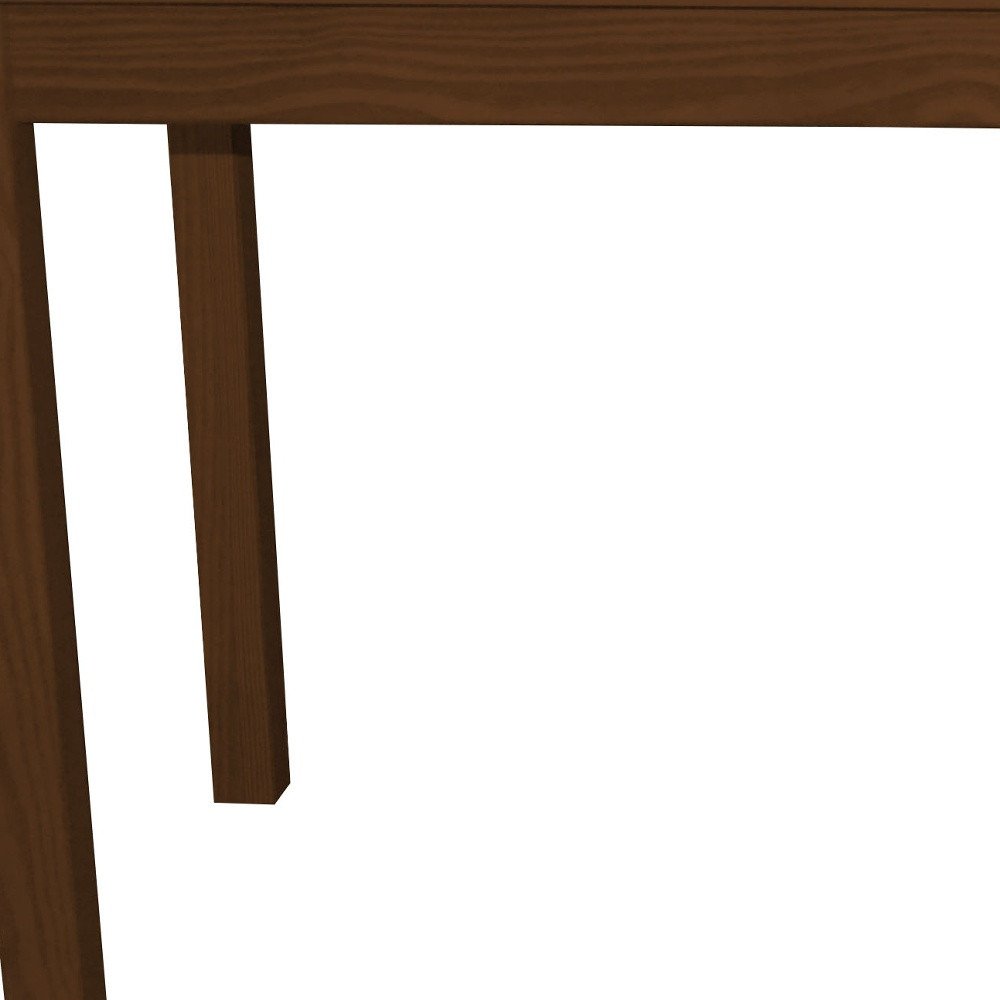 60" Raw Umber Solid Wood Dining Table HomeRoots
