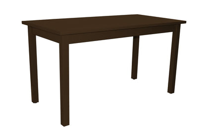 60" Coffee Solid Wood Dining Table HomeRoots