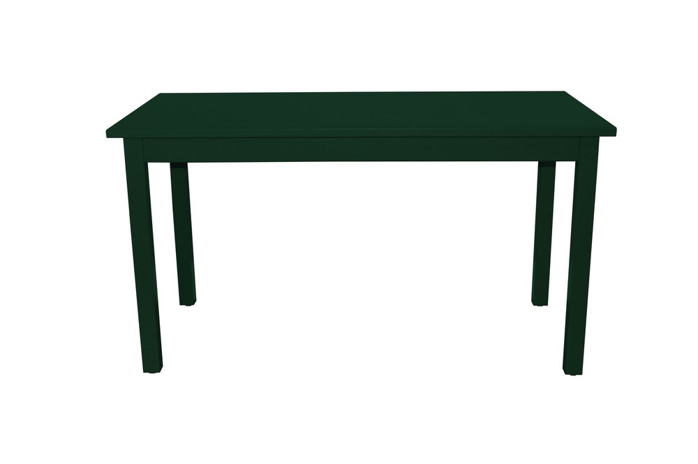 60" Dark Green Solid Wood Dining Table HomeRoots