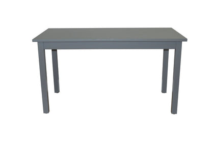 60" Gray Solid Wood Dining Table HomeRoots