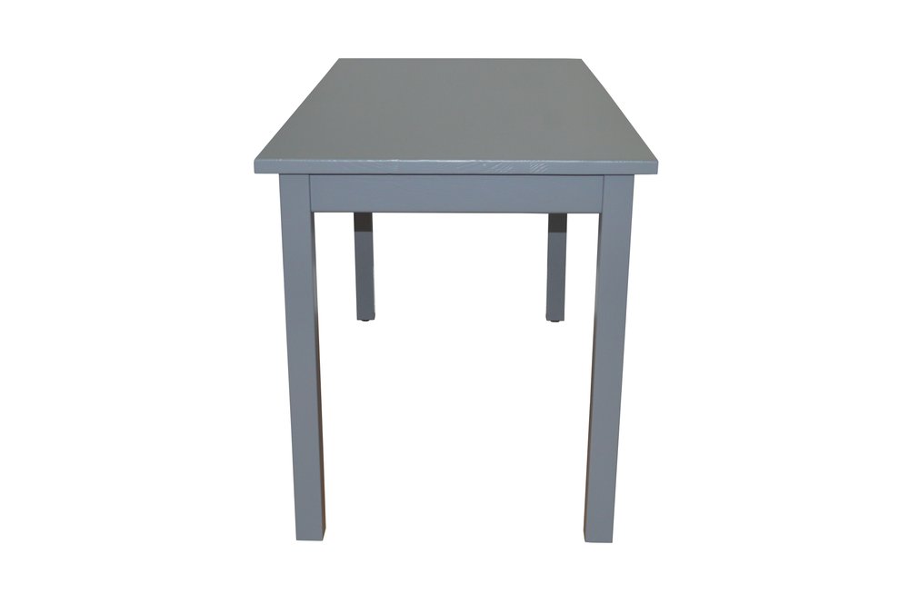 60" Gray Solid Wood Dining Table HomeRoots