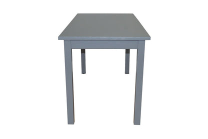60" Gray Solid Wood Dining Table HomeRoots