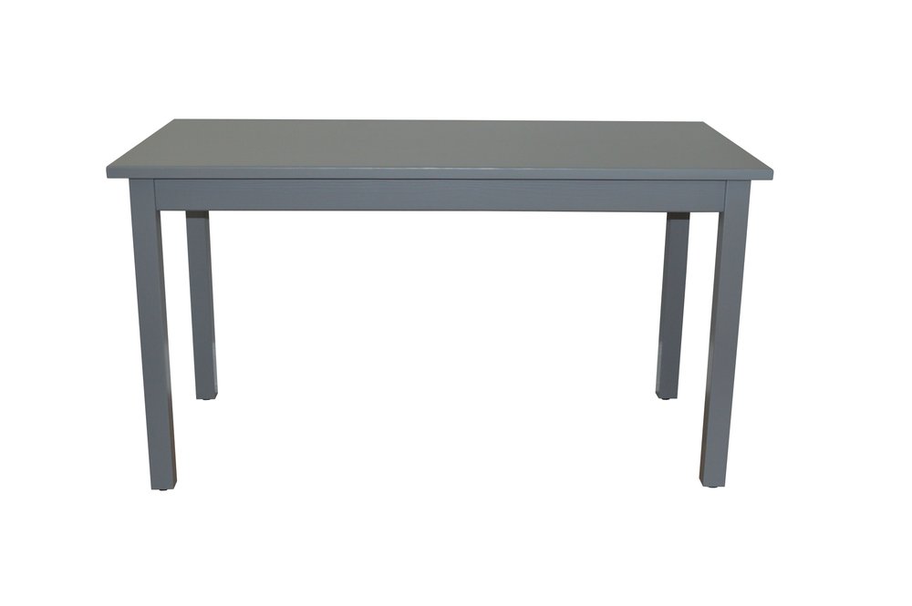 60" Gray Solid Wood Dining Table HomeRoots