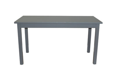 60" Gray Solid Wood Dining Table HomeRoots