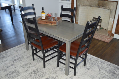 60" Gray Solid Wood Dining Table HomeRoots