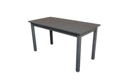60" Gray Solid Wood Dining Table HomeRoots