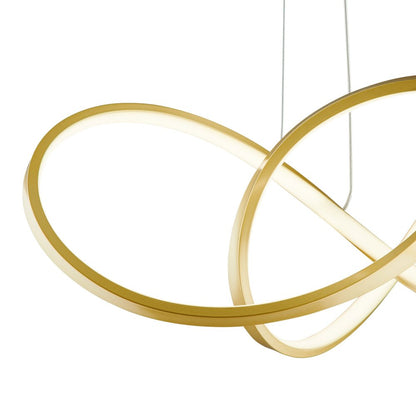 Gold Metal LED Dimmable Smart Enabled Chandelier HomeRoots