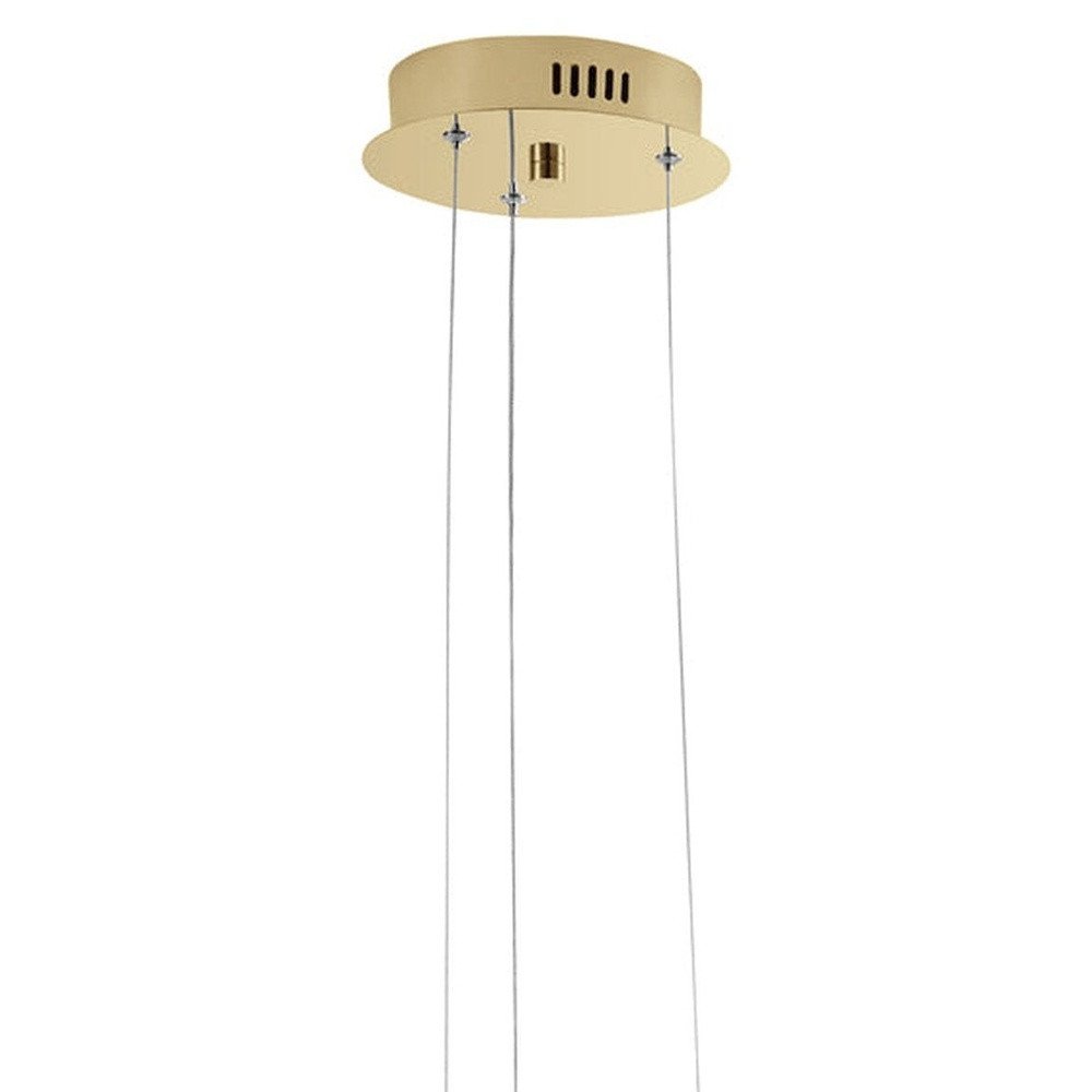 Gold Metal LED Dimmable Smart Enabled Chandelier HomeRoots