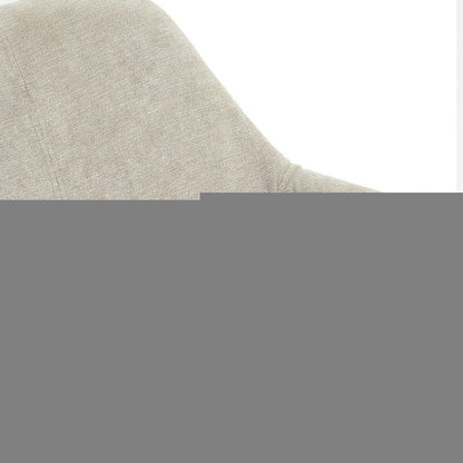 22" Gray and Brown Upholstered Arm Chair