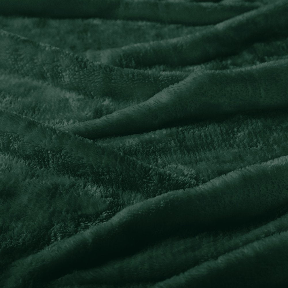 King Jungle Green Fleece Knitted Plush Blanket — view 3