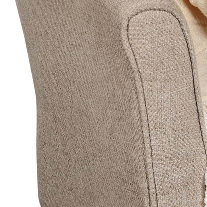 Queen Cream Fleece Geometric Plush Blanket