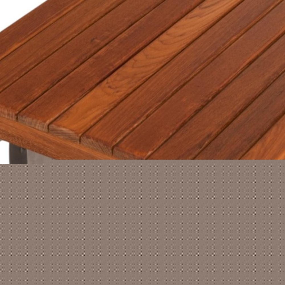 14" X 20" Brown Teak Rectangular Shower Bench HomeRoots