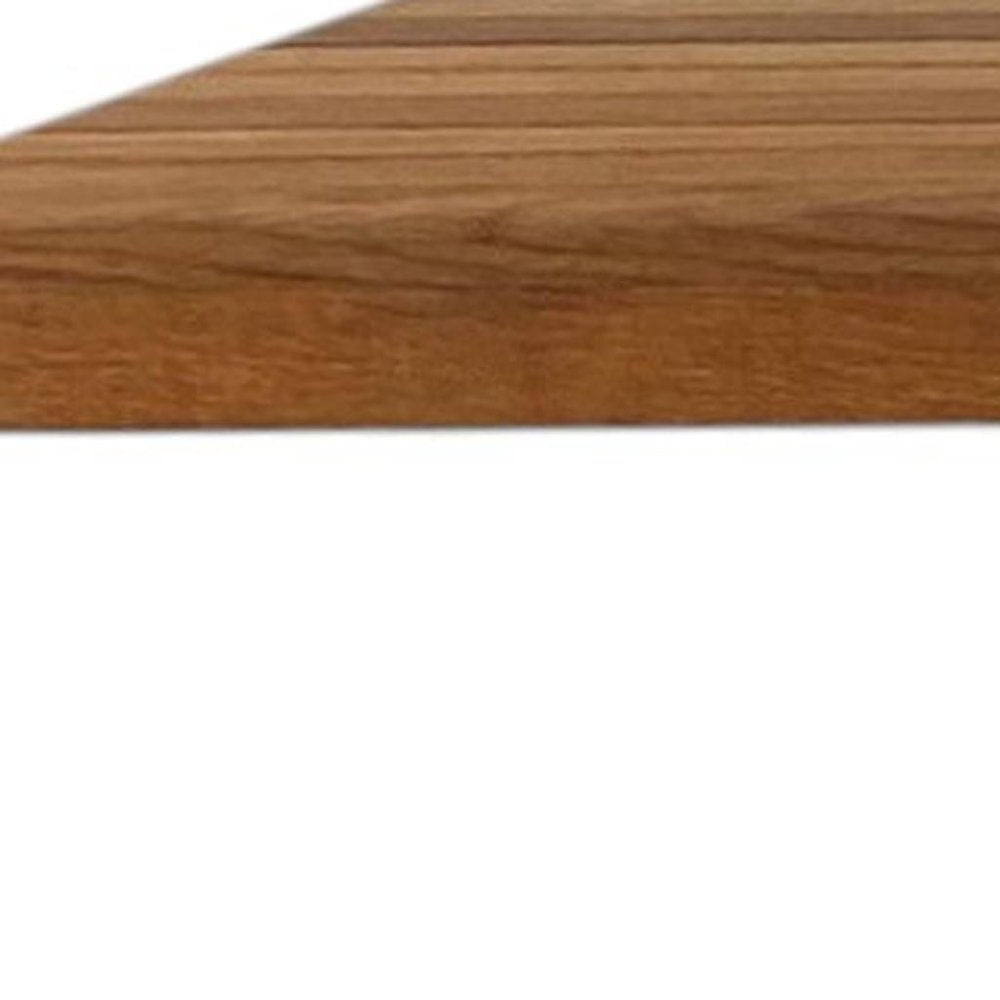 16" X 36" Brown Teak Wall Mount Rectangular Shower Bench HomeRoots