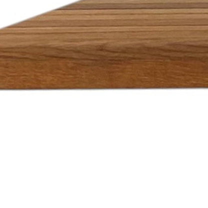16" X 36" Brown Teak Wall Mount Rectangular Shower Bench HomeRoots