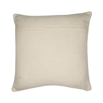 20" Ivory Throw Pillow With Shag