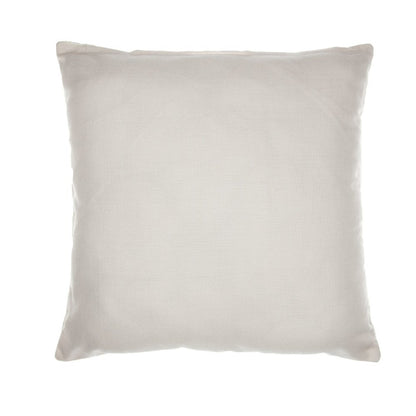 20" Yellow and Gray Check Throw Pillow With Embroidery HomeRoots