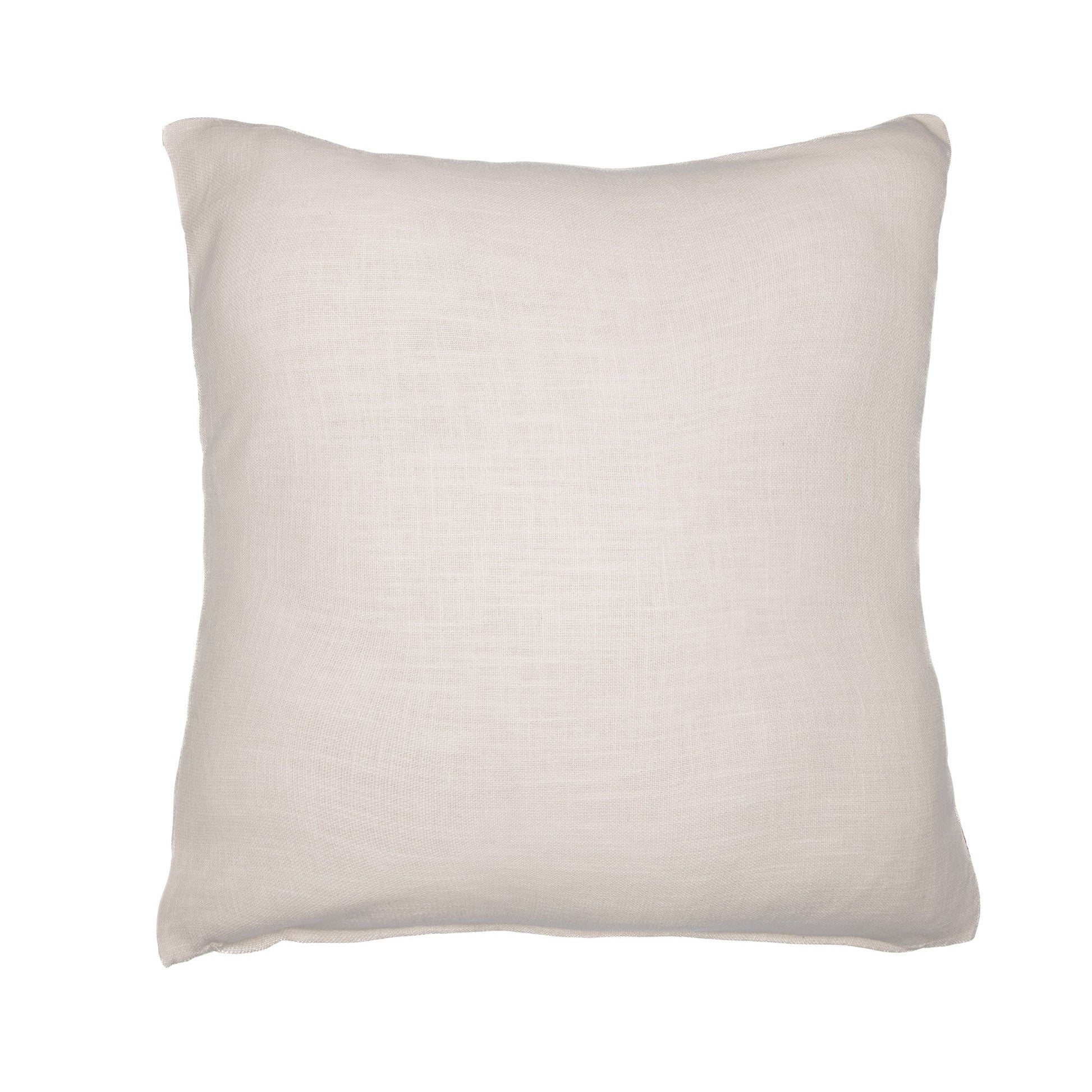 20" Ivory Red and Orange Geometric Cotton Blend Throw Pillow With Embroidery FurniFindUSA