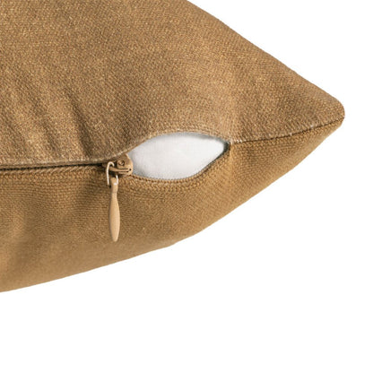 20" Natural Patchwork Cotton Throw Pillow HomeRoots