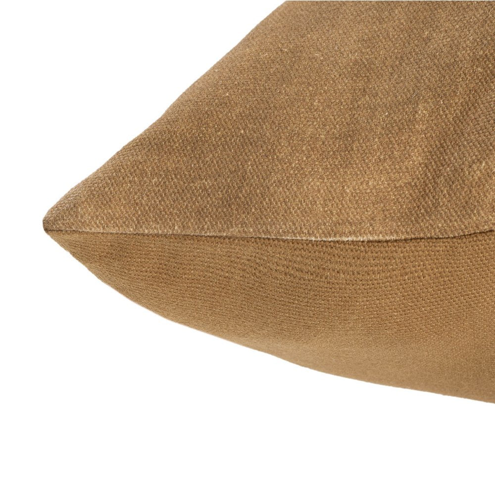 20" Natural Patchwork Cotton Throw Pillow HomeRoots