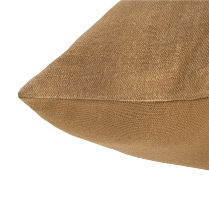 20" Natural Patchwork Cotton Throw Pillow HomeRoots