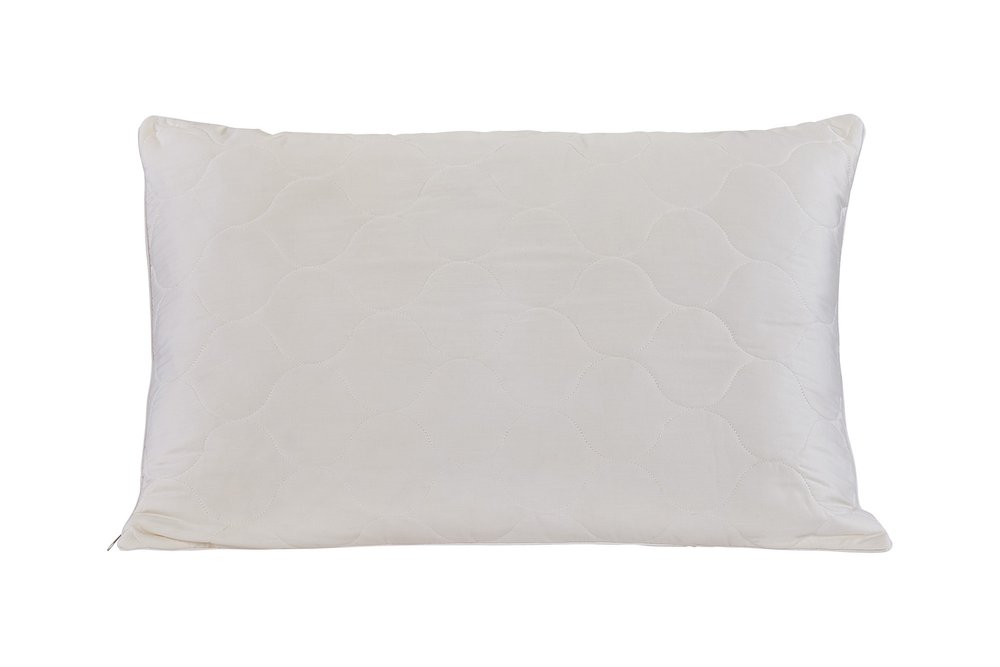 Cotton Wool Hypoallergenic Standard Size Bed Pillow HomeRoots