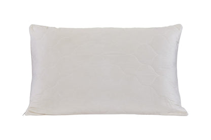 Cotton Wool Hypoallergenic Standard Size Bed Pillow HomeRoots