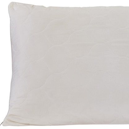Cotton Wool Hypoallergenic Standard Size Bed Pillow HomeRoots