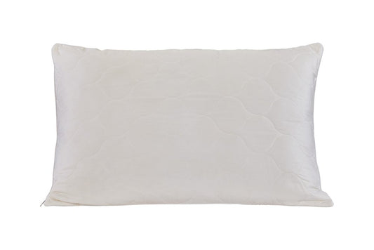 Cotton Wool Hypoallergenic Queen Size Bed Pillow HomeRoots