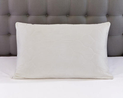 Cotton Wool Hypoallergenic King Size Bed Pillow HomeRoots
