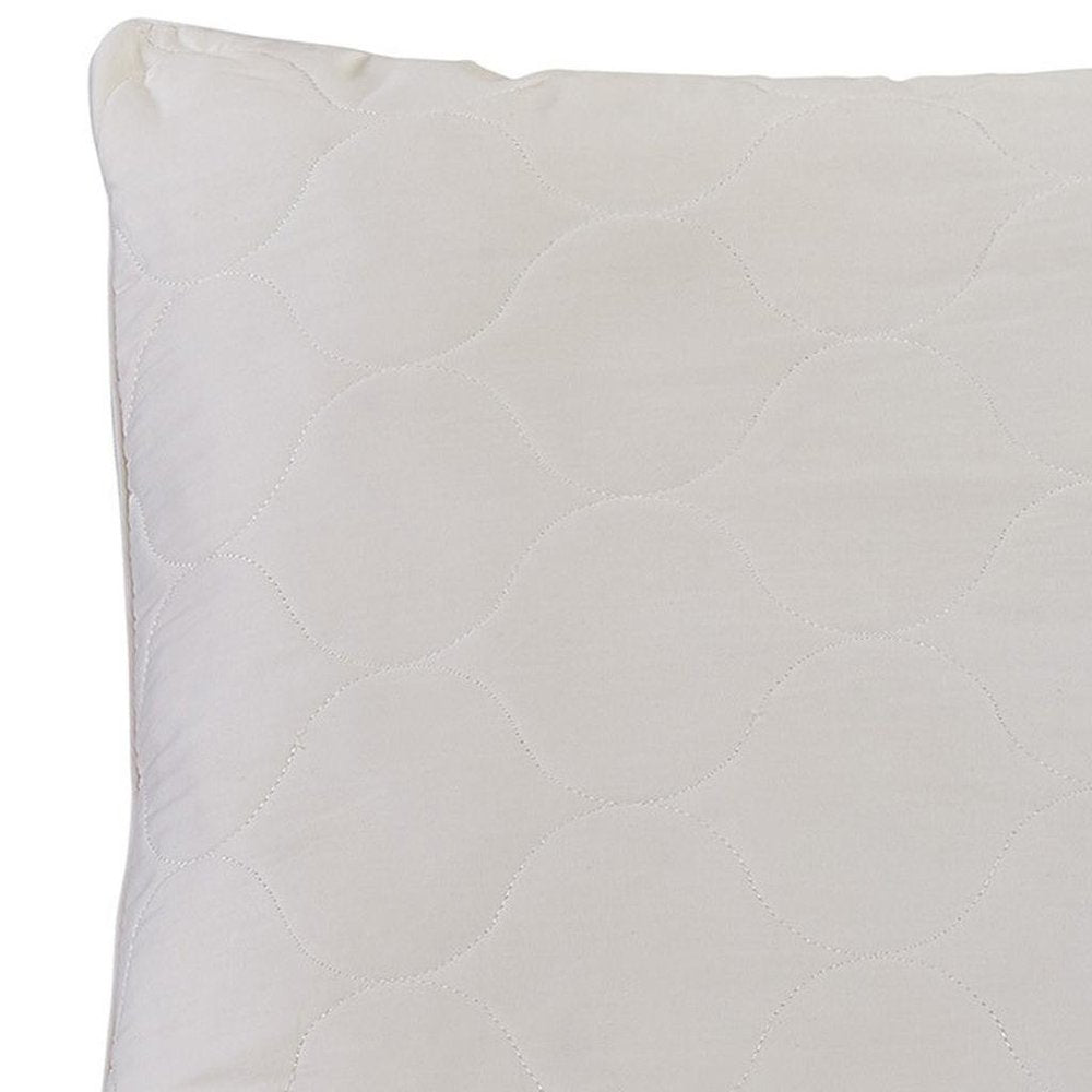 Cotton Wool Hypoallergenic King Size Bed Pillow HomeRoots
