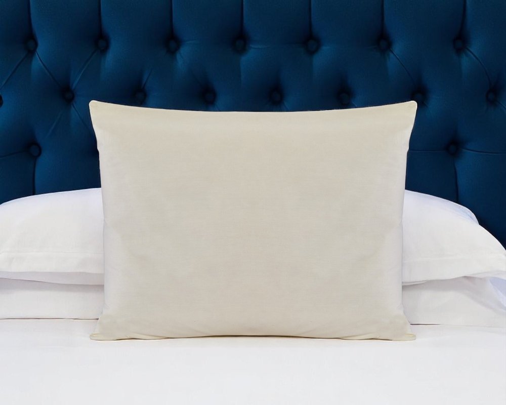 Cotton Wool Hypoallergenic King Size Bed Pillow HomeRoots