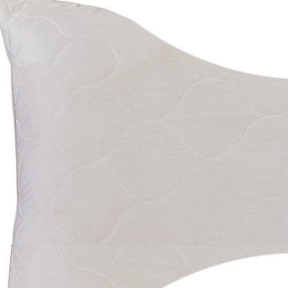 Cotton Wool Hypoallergenic Ergonomic Standard Size Bed Pillow HomeRoots