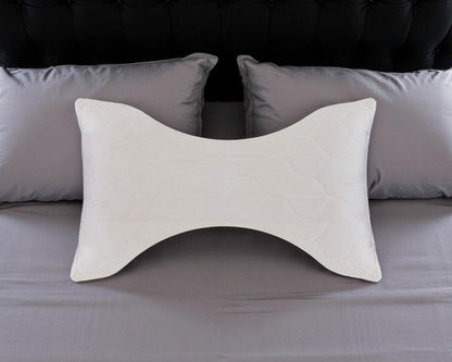 Cotton Wool Hypoallergenic Ergonomic Standard Size Bed Pillow HomeRoots